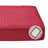 Protector de Colchón Rojo Semidoble 120 X 190 Cm Antifluido - PROTECTORES DE COLCHON | Bylmo