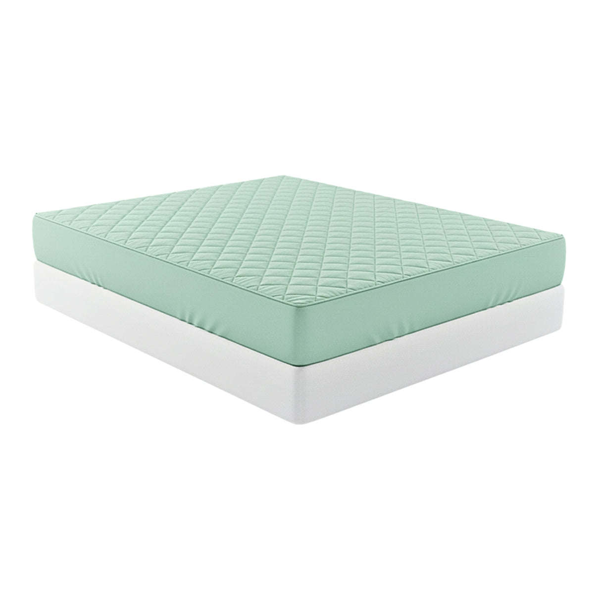 Protector de Colchón Verde Menta Semidoble 120 X 190 Cm Antifluido - PROTECTORES DE COLCHON | Bylmo
