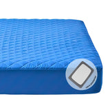 Protector de Colchón Azul Queen 160 X 190 Cm Antifluido - PROTECTORES DE COLCHON | Bylmo