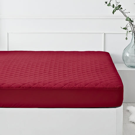 Protector de Colchón Vinotinto Queen 160 X 190 Cm Antifluido - PROTECTORES DE COLCHON | Bylmo