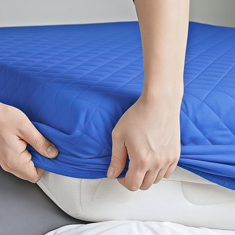 Protector de Colchón Azul King 200 X 200 Cm Antifluido - PROTECTORES DE COLCHON | Bylmo