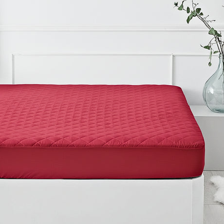 Protector de Colchón Rojo King 200 X 200 Cm Antifluido - PROTECTORES DE COLCHON | Bylmo
