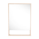 Espejo de Baño Dakar Beige Claro 46x65cm Rectangular con Marco en Madera - ESPEJOS DE BANHO | Bylmo
