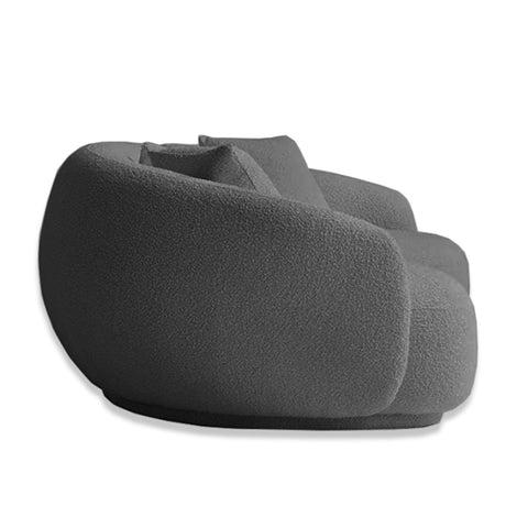 Sofá Niko Gris 220x80cm Cuero Sintetico Ecológico de Un Puesto - SOFAS Y POLTRONAS | Bylmo