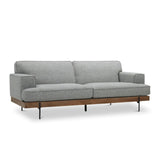 Sofá Santorini Gris 180x80cm Microfibra de Un Puesto - SOFAS Y POLTRONAS | Bylmo
