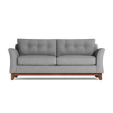 Sofá Claus Gris 180x80cm Cuero Sintetico Ecológico de Un Puesto - SOFAS Y POLTRONAS | Bylmo