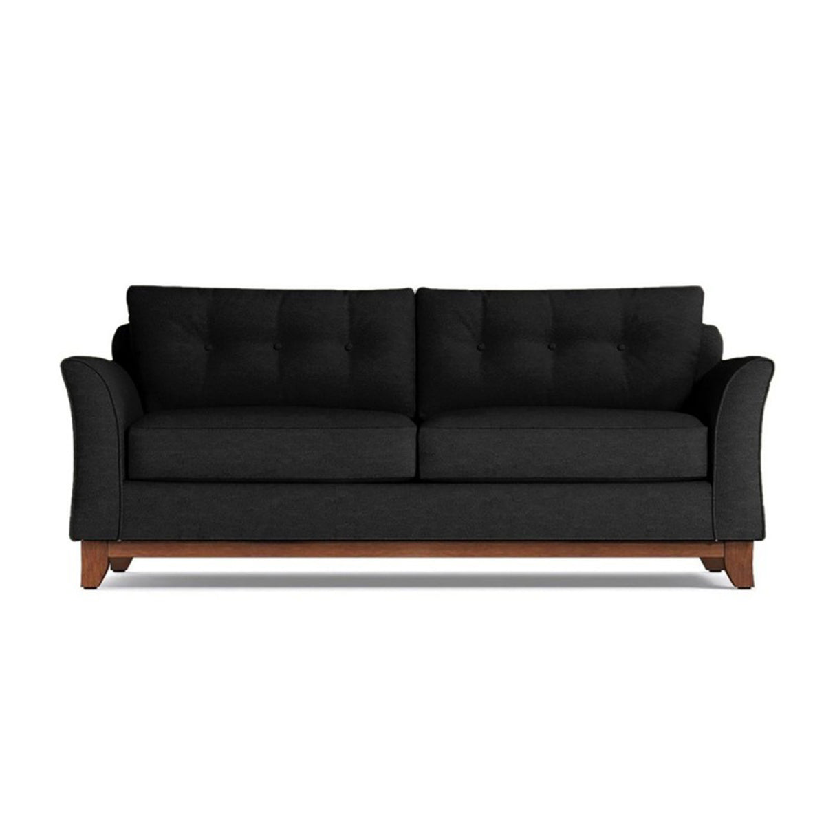 Sofá Claus Negro 180x80cm Microfibra de Un Puesto - SOFAS Y POLTRONAS | Bylmo