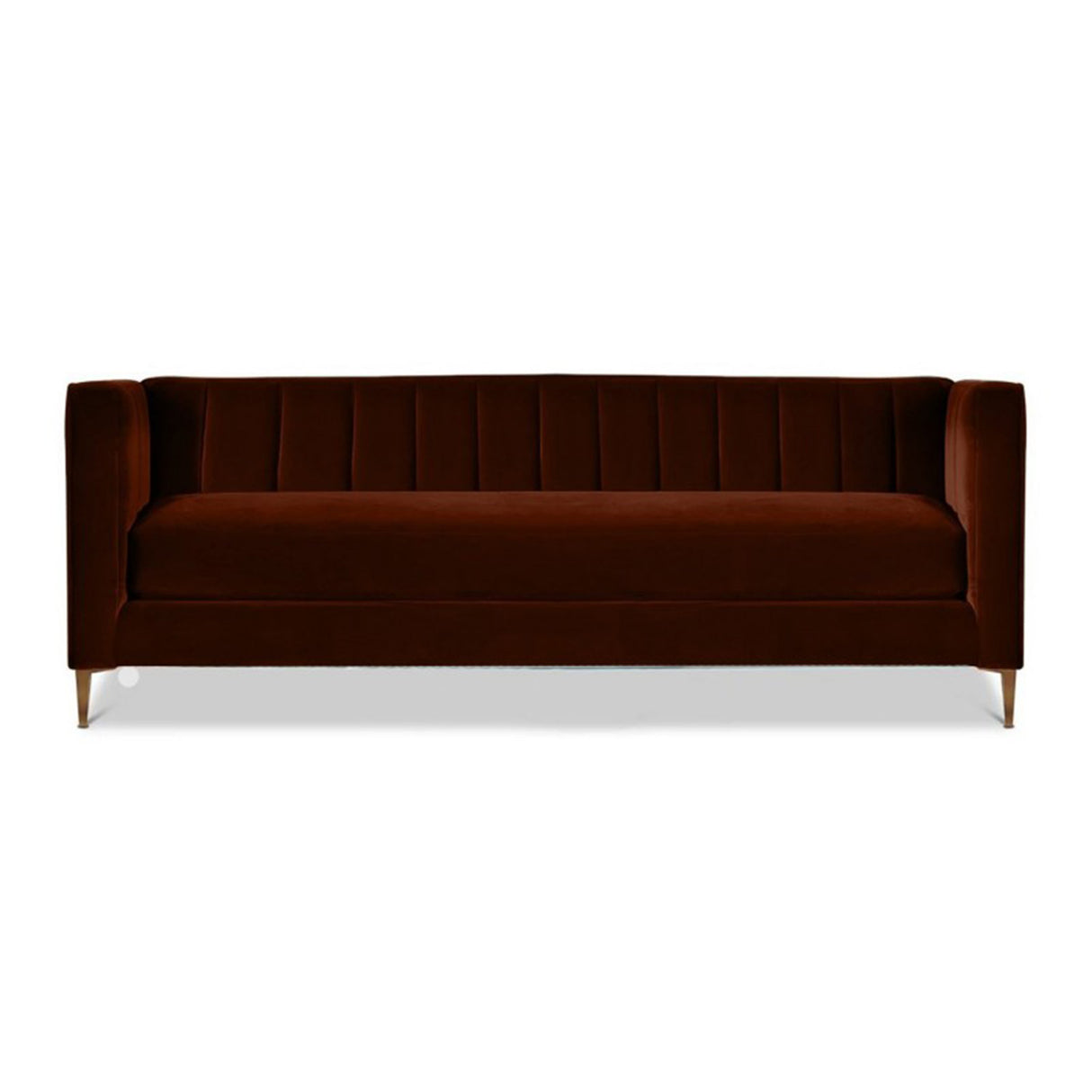 Sofá Saira Café 200x80cm Cuero Sintetico Ecológico de Un Puesto - SOFAS Y POLTRONAS | Bylmo