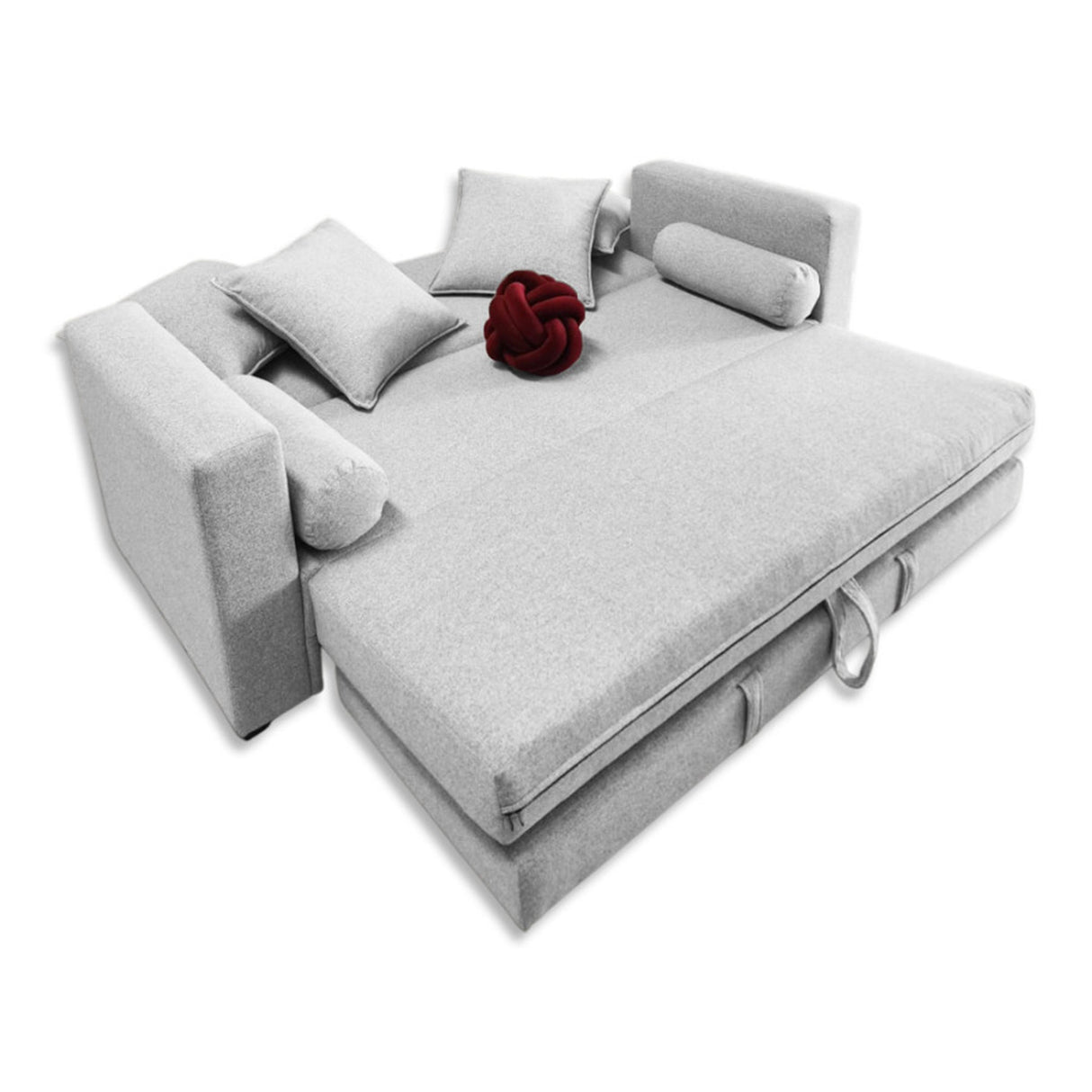 Sofá Cama Grand Class Blanco 180x90cm Microfibra de Un Puesto Reclinable con Reposapies - SOFAS Y POLTRONAS | Bylmo