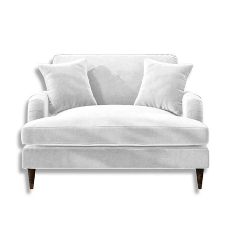 Silla Poltrona Cherpa Blanco 120x85cm Microfibra de Un Puesto - SOFAS Y POLTRONAS | Bylmo