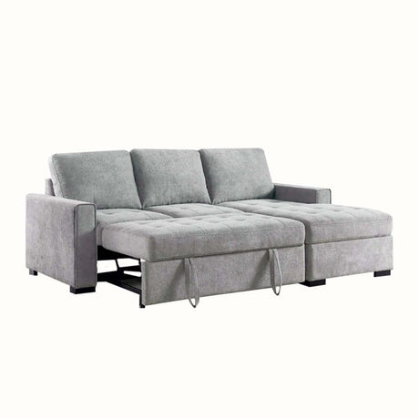 Sofá Sinagoga Gris 260x80cm Cuero Sintetico Ecológico de Dos Puestos - SOFAS Y POLTRONAS | Bylmo