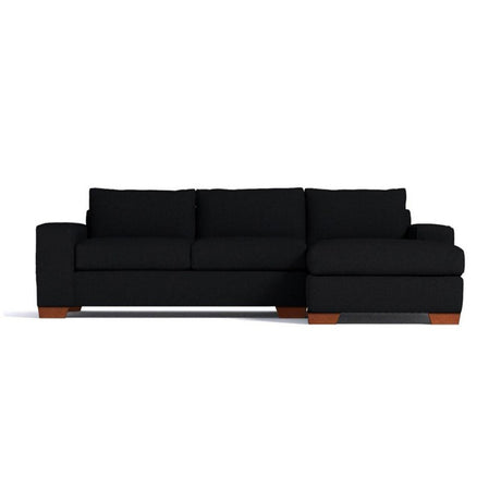 Sofá Hecate Negro 280x70cm Microfibra de Dos Puestos - SOFAS Y POLTRONAS | Bylmo