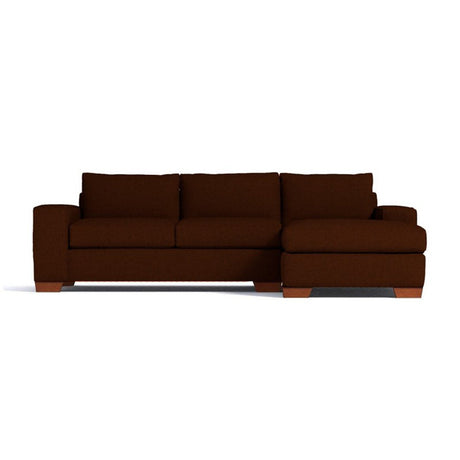 Sofá Hecate Café 280x70cm Microfibra de Dos Puestos - SOFAS Y POLTRONAS | Bylmo