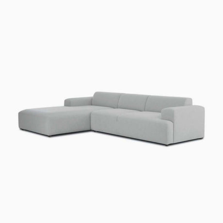 Sofá Montreal Gris 240x70cm Microfibra de Tres Puestos - SOFAS Y POLTRONAS | Bylmo
