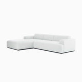 Sofá Montreal Blanco 240x70cm Microfibra de Tres Puestos - SOFAS Y POLTRONAS | Bylmo