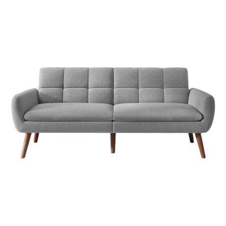 Sofá Cama Olmo Gris 180x90cm Microfibra de Dos Puestos Reclinable - SOFAS Y POLTRONAS | Bylmo