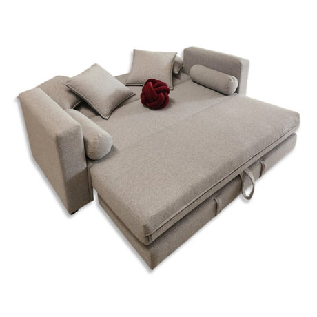 Sofá Cama Grand Class Gris 180x90cm Cuero Sintetico Ecológico de Un Puesto Reclinable con Reposapies - SOFAS Y POLTRONAS | Bylmo