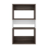 Ahorrador de Espacio Eco Blanco y Milan 45x75.3cm Flotante con Dos Entrepaños - OTROS MUEBLES PARA BANHO | Bylmo