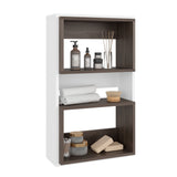 Ahorrador de Espacio Eco Blanco y Milan 45x75.3cm Flotante con Dos Entrepaños - OTROS MUEBLES PARA BANHO | Bylmo