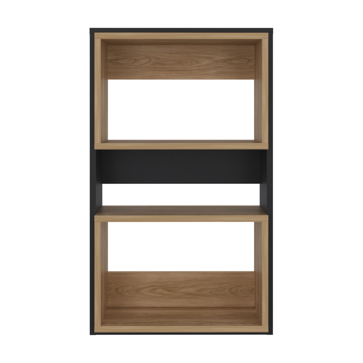 Ahorrador de Espacio Eco Wengue y Fresno Europeo 45x75.3cm Flotante con Dos Entrepaños - OTROS MUEBLES PARA BANHO | Bylmo