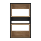 Ahorrador de Espacio Eco Wengue y Fresno Europeo 45x75.3cm Flotante con Dos Entrepaños - OTROS MUEBLES PARA BANHO | Bylmo