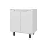 Mueble para Lavamanos Marlo Blanco 55x63cm Individual sin Lavamanos con Dos Puertas - MUEBLES PARA LAVAMANOS | Bylmo