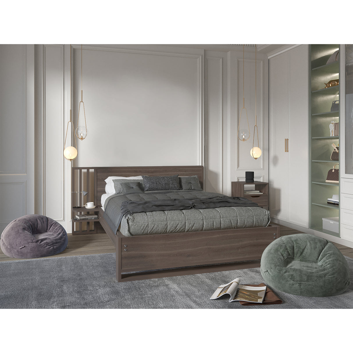 Base Cama Vance Milan 179.9x86.6cm para Colchón Doble 140 X 190 Cm y con Cabecero - CAMAS | Bylmo