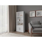 Biblioteca Eco Joy Blanco 50.8x120.9cm Rectangular con Cuatro Compartimientos - BIBLIOTECAS Y ESTANTERIAS | Bylmo