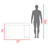 Tocador Iva Capri 120.3x77cm de Un Puesto sin Cajones y con Espejo - TOCADORES | Bylmo