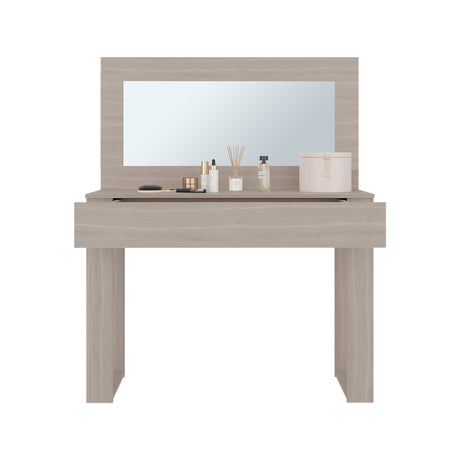 Tocador Leila Bardolino 110.2x137.1cm de Un Puesto con Un Cajón y con Espejo - TOCADORES | Bylmo