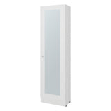 Closet Praga Blanco 49.1x180.8cm con una Puerta sin Cajones y con Espejo - CLOSETS | Bylmo