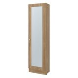 Closet Praga Fresno 49.1x180.8cm con una Puerta sin Cajones y con Espejo - CLOSETS | Bylmo