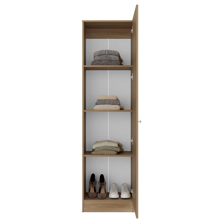 Closet Praga Fresno 49.1x180.8cm con una Puerta sin Cajones y con Espejo - CLOSETS | Bylmo
