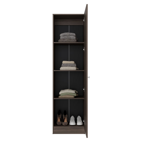 Closet Praga Milan 49.1x180.8cm con una Puerta sin Cajones y con Espejo - CLOSETS | Bylmo