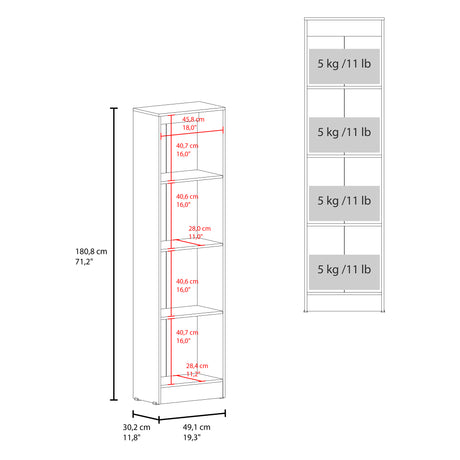 Closet Praga Milan 49.1x180.8cm con una Puerta sin Cajones y con Espejo - CLOSETS | Bylmo