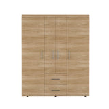 Closet Bariloche Eco Fresno Europeo 150.3x177.9cm con Cuatro Puertas y con Cuatro Cajones - CLOSETS | Bylmo