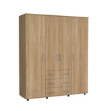 Closet Fontan Fresno Europeo 150x179cm con Cuatro Puertas y con Cuatro Cajones - CLOSETS | Bylmo