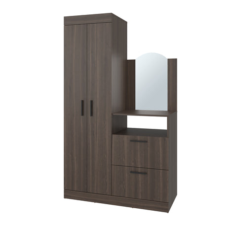 Closet Praga Milan 103x179cm con una Puerta sin Cajones y con Espejo - CLOSETS | Bylmo