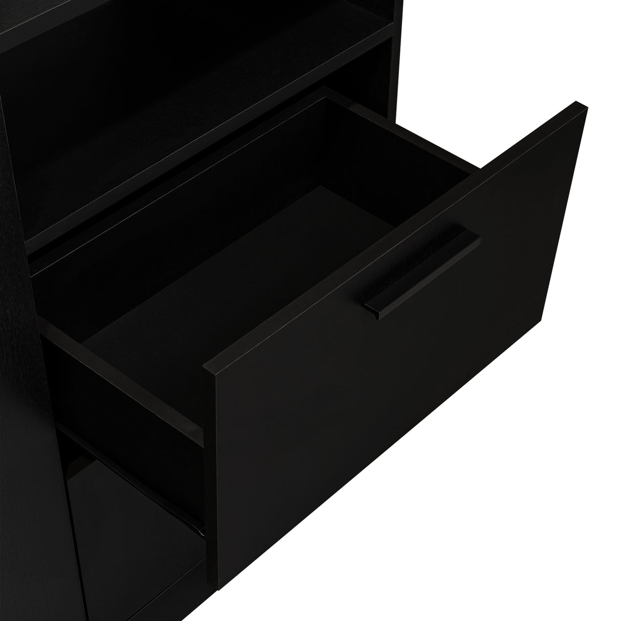 Closet Praga Wengue 103x179cm con una Puerta sin Cajones y con Espejo - CLOSETS | Bylmo