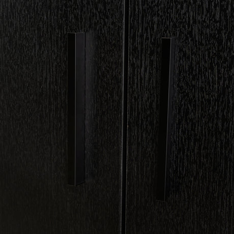 Closet Praga Wengue 103x179cm con una Puerta sin Cajones y con Espejo - CLOSETS | Bylmo