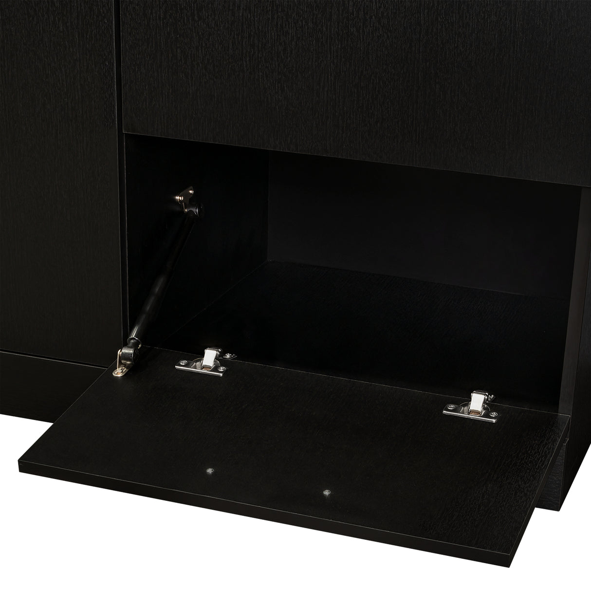 Closet Praga Wengue 103x179cm con una Puerta sin Cajones y con Espejo - CLOSETS | Bylmo