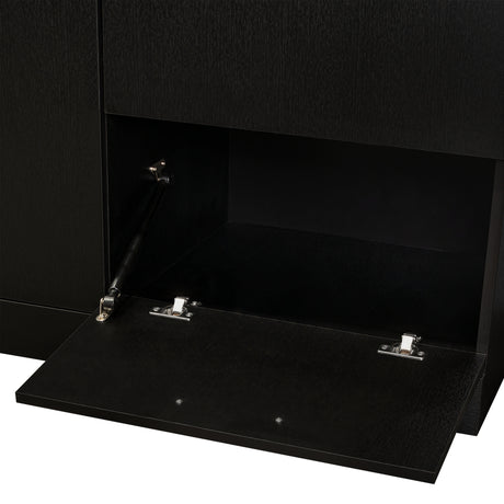 Closet Praga Wengue 103x179cm con una Puerta sin Cajones y con Espejo - CLOSETS | Bylmo