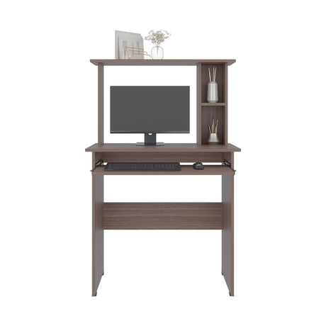 Centro de Computo Dolan Avellana 80x124.7cm con Organizador de Libros - ESCRITORIOS | Bylmo