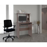 Centro de Computo Dolan Avellana 80x124.7cm con Organizador de Libros - ESCRITORIOS | Bylmo
