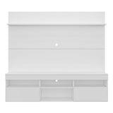 Centro de Entretenimiento Madrid Blanco 175x116cm Para TV Hasta 75" Pulgadas con Tres Comportimientos - MUEBLES DE TV | Bylmo