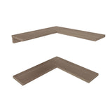 Set de 2 Repisas Bali Bardolino 40x6cm Irregular con Cuatro Entrepaños - REPISAS | Bylmo