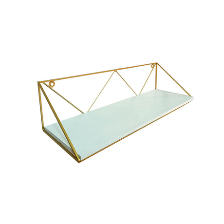 Repisa Novo Blanco y Negro 60x15cm Rectangular con Un Entrepaño - REPISAS | Bylmo