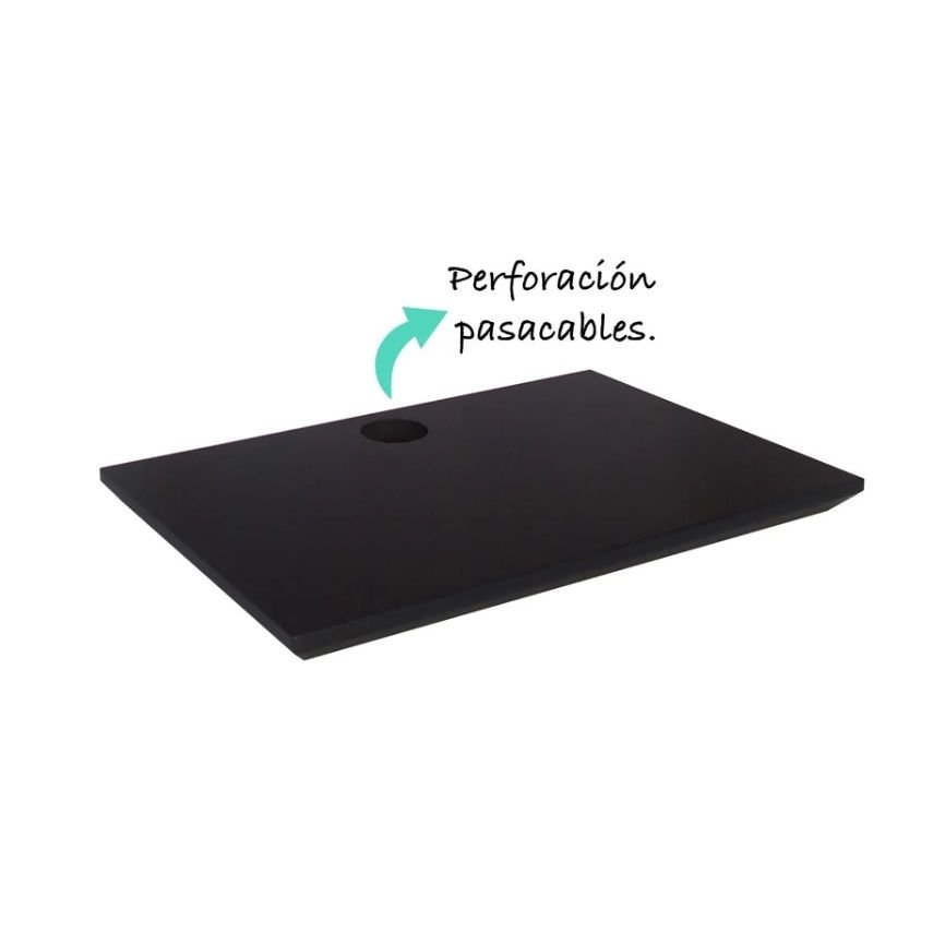 Repisa DVD Wengue 45x1.8cm Rectangular con Un Entrepaño - REPISAS | Bylmo