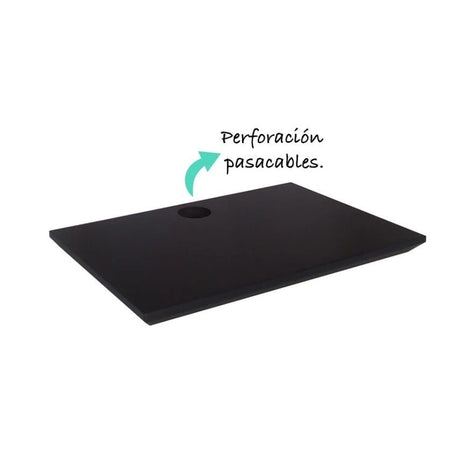 Repisa DVD Wengue 45x1.8cm Rectangular con Un Entrepaño - REPISAS | Bylmo