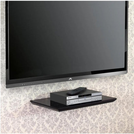 Repisa DVD Wengue 45x1.8cm Rectangular con Un Entrepaño - REPISAS | Bylmo